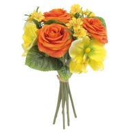 Bouquet de Rose et orchid&eacute;es