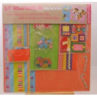 kit photo scrapbooking anniversaire - un kit creatif pour personnaliser votre album. kit 12 pages illustr�s + accessoires