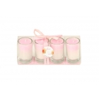 4 Photophore verre parfume