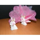 Boite de 12 couples de mari�es avec bouquet.