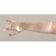 Gants satin mi long