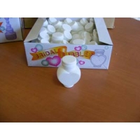 Boite de 6 bulle mariage c�ur - vendu par boites de 6 