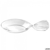 Cuill�re mise en bouche mod�le classique 12 cm et forme poisson 10 cm - en pvc transparent vendu par lot de 30 pi�ces.