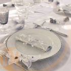 Serviette de table motif arabesques