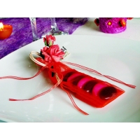 Ruban tubulaire sur piquet de fleurs - dimensions 4x22 cm - sachets de 4 pi�ces.