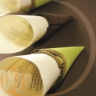 (4) Cornets en Bois