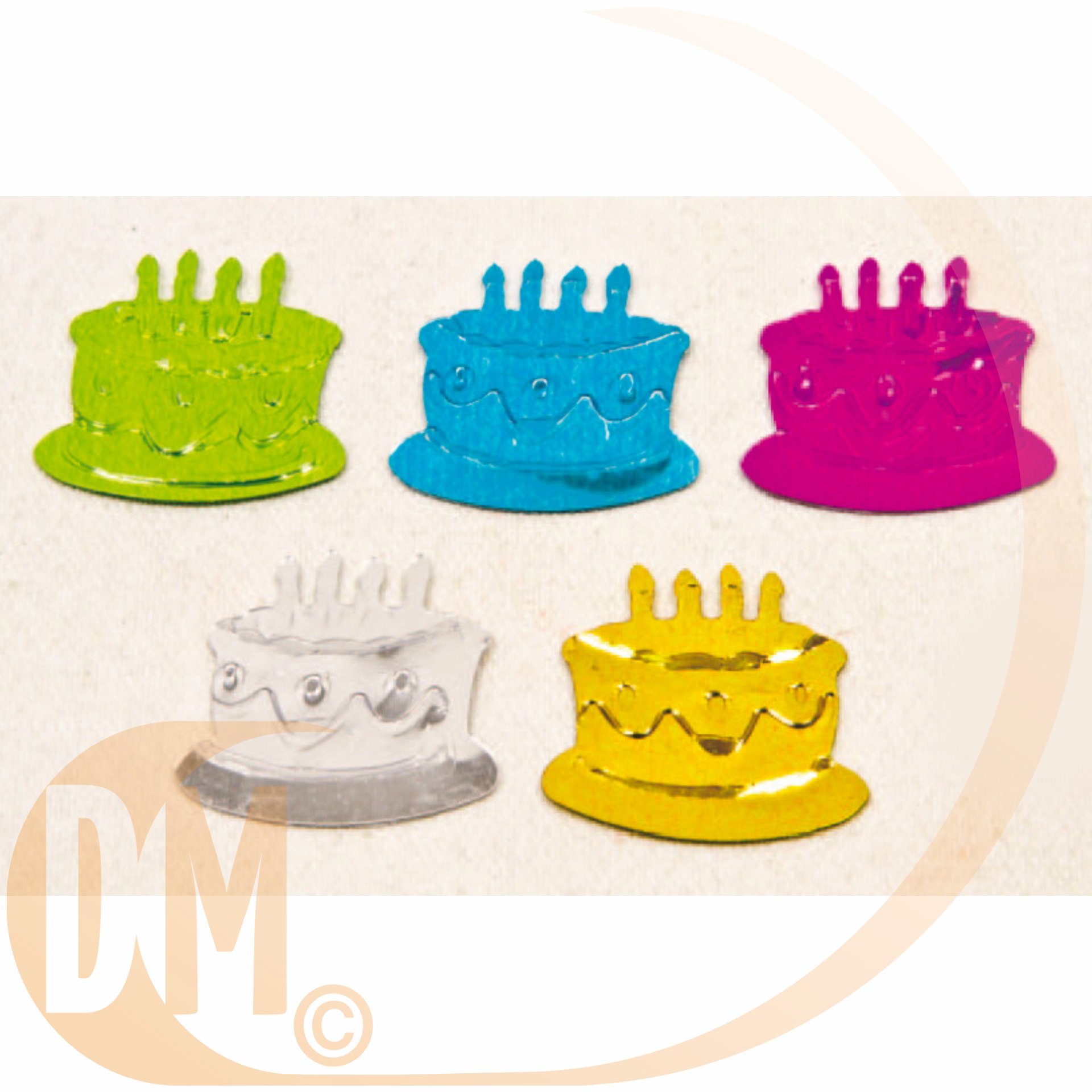 Confettis de table gateaux anniversaire