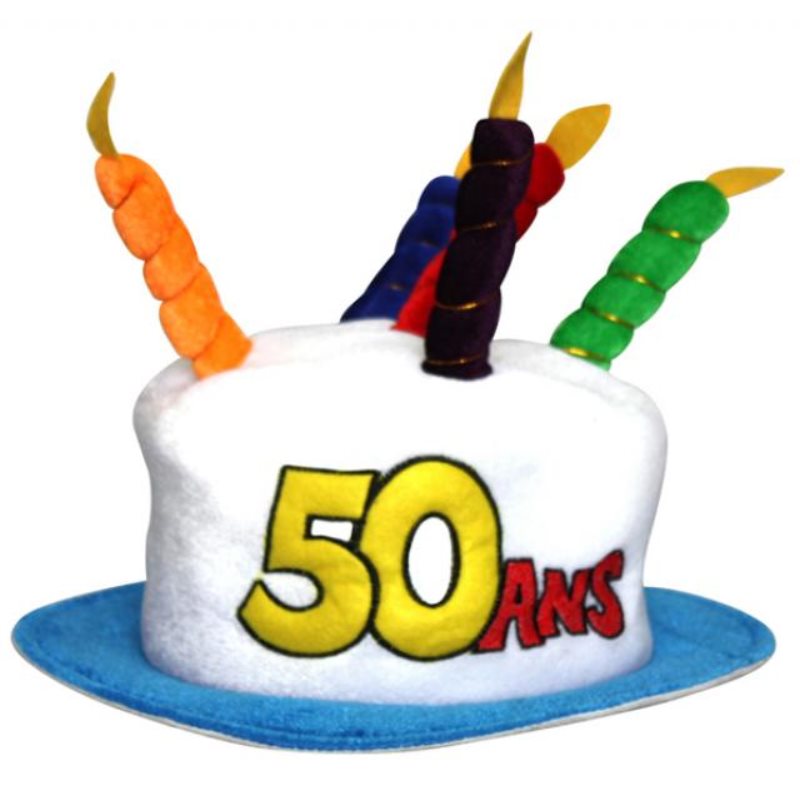Chapeau anniversaire ans