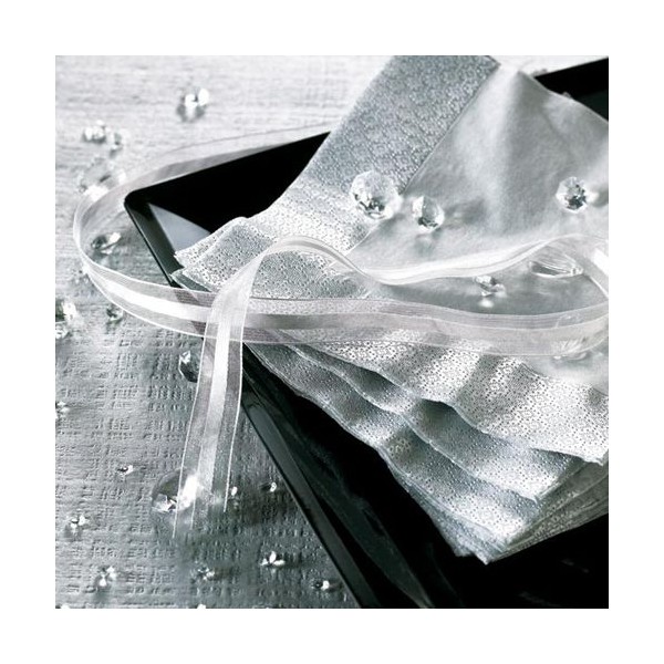 Serviette ouate m�tallis�