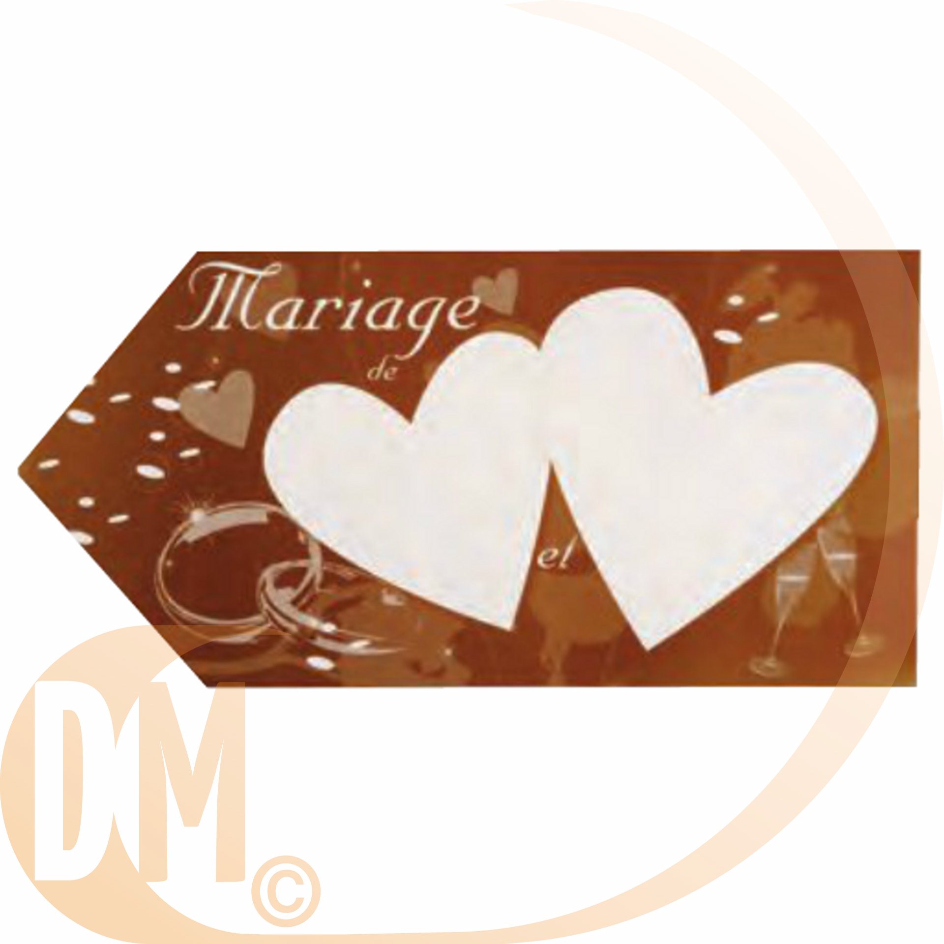 Fl�che signal�tique mariage