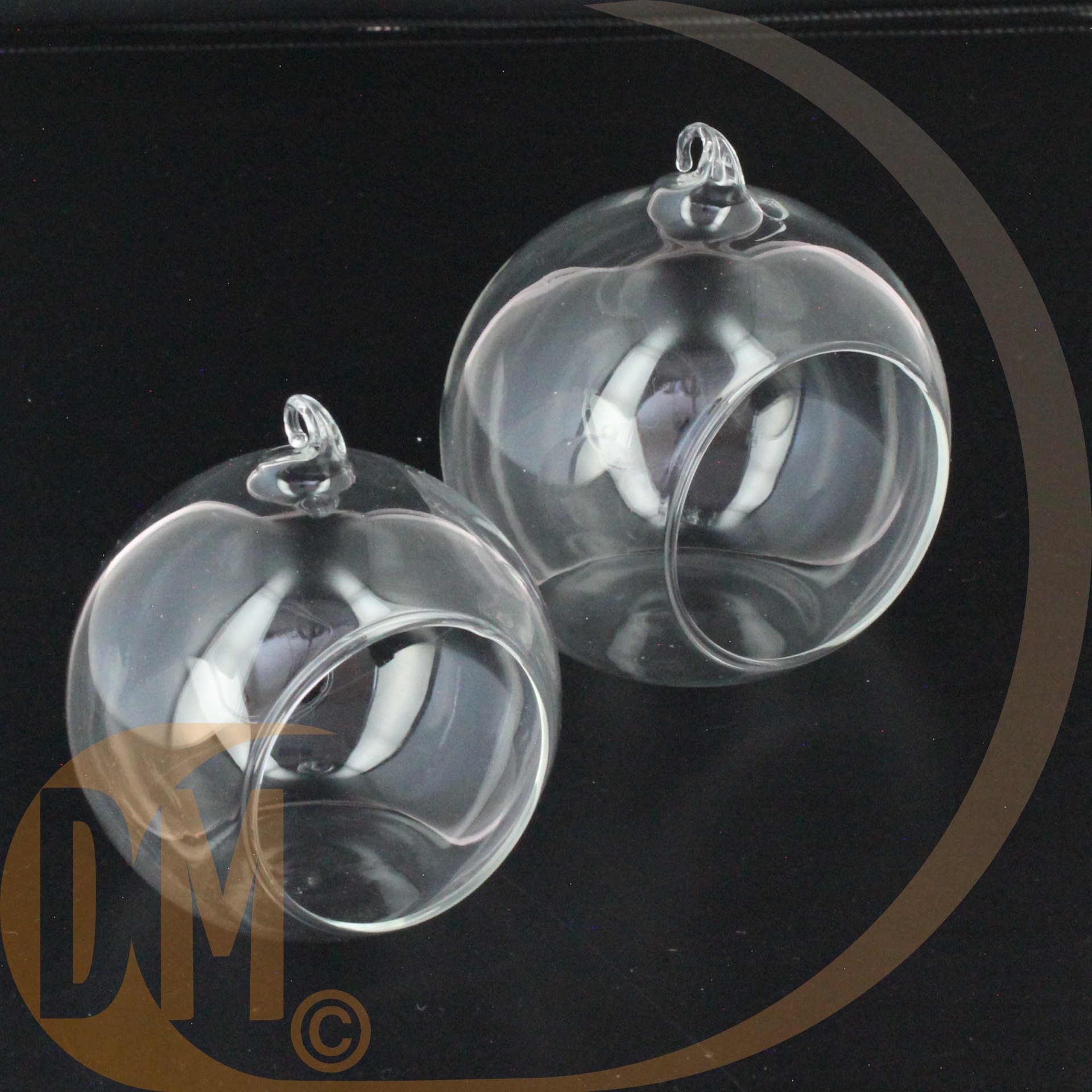 Boules verre ouverte