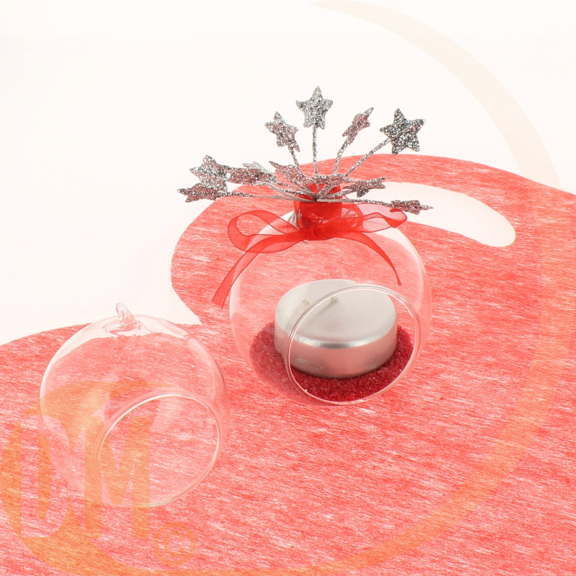 Boules verre ouverte