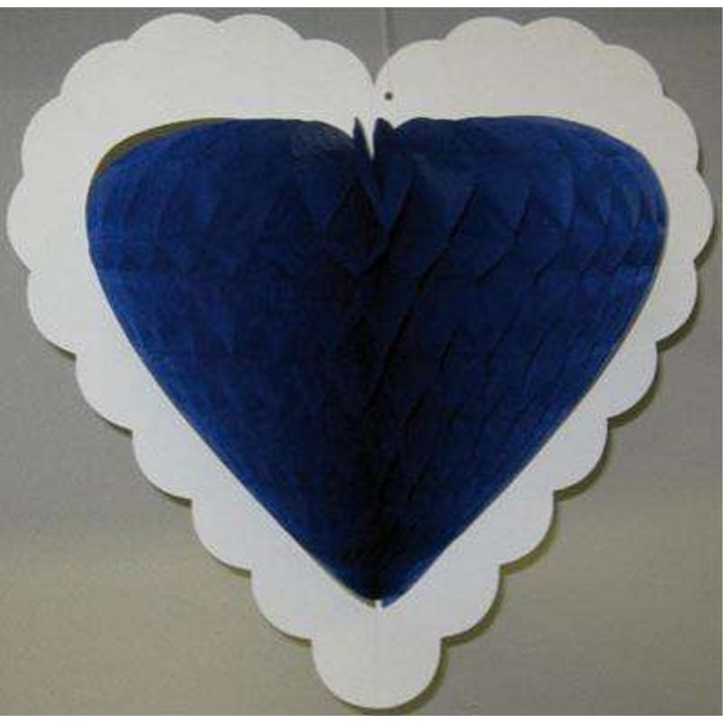 Coeur en papier alv�ol�