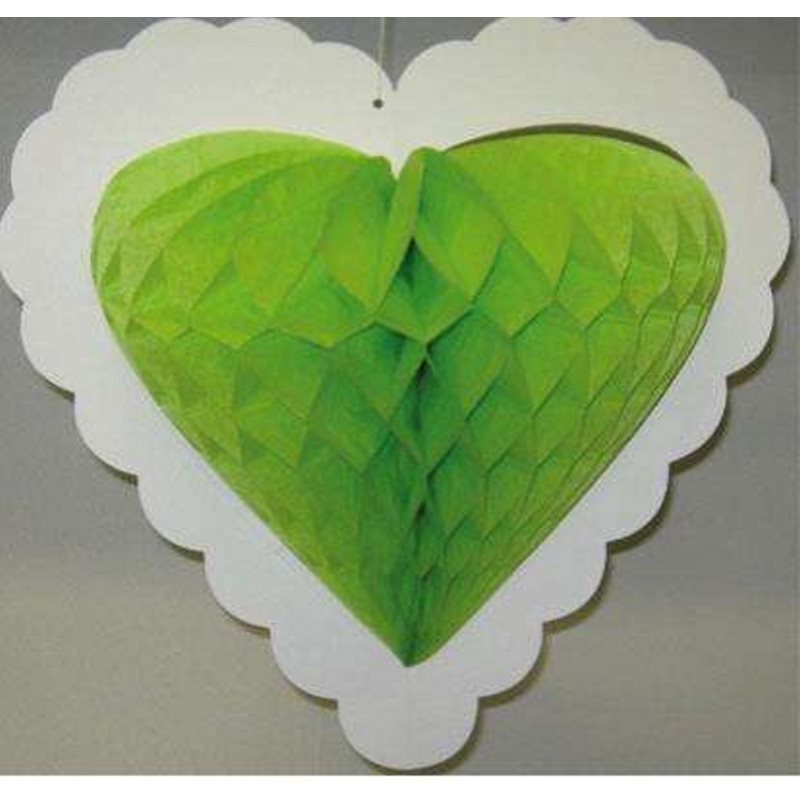 Coeur en papier alv�ol�