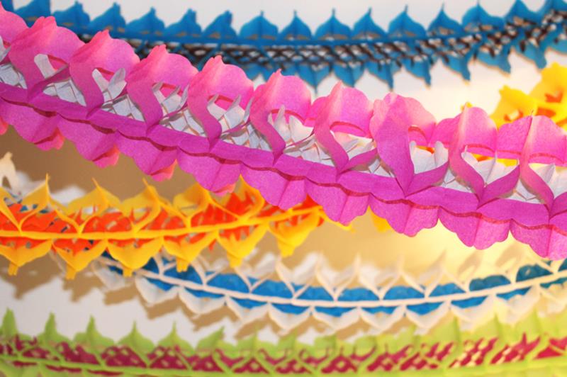 Guirlande double en papier