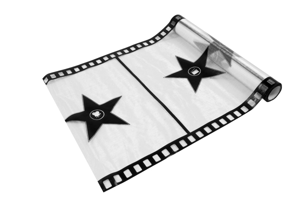 Chemin de table Organza Cinema