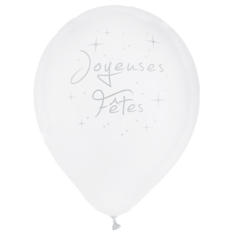 Ballon Joyeuses F�tes par 8 