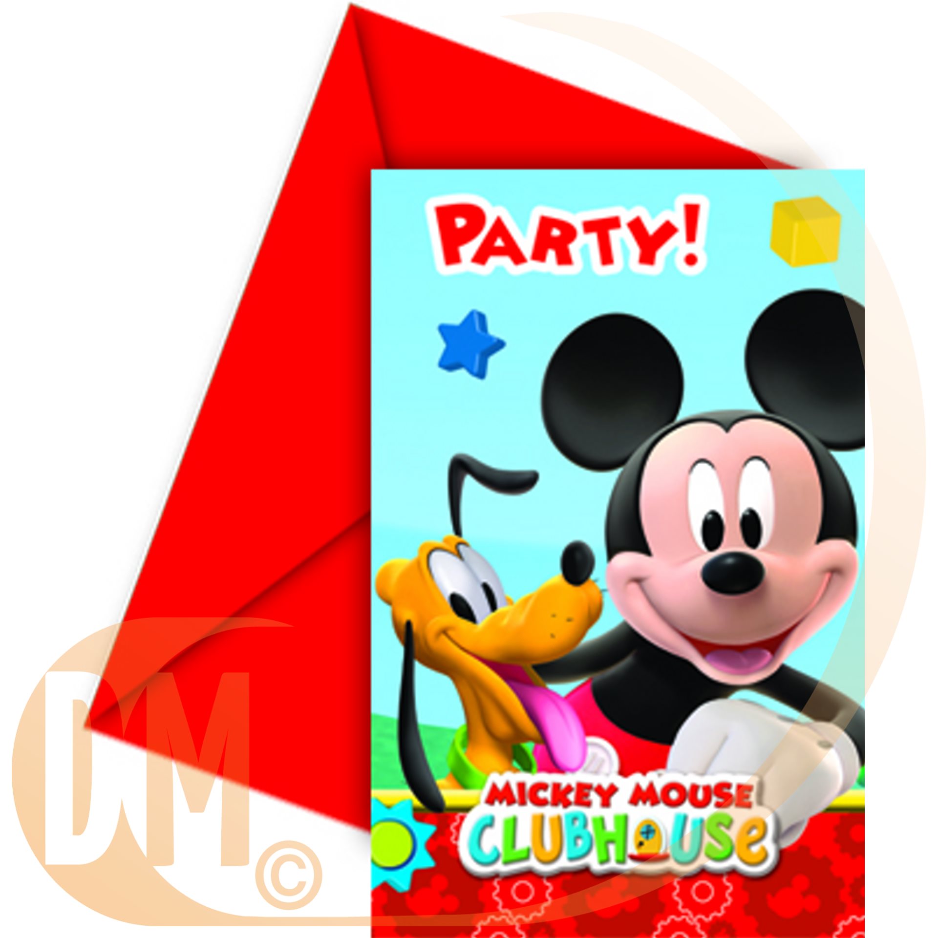 Carte invitation Mickey
