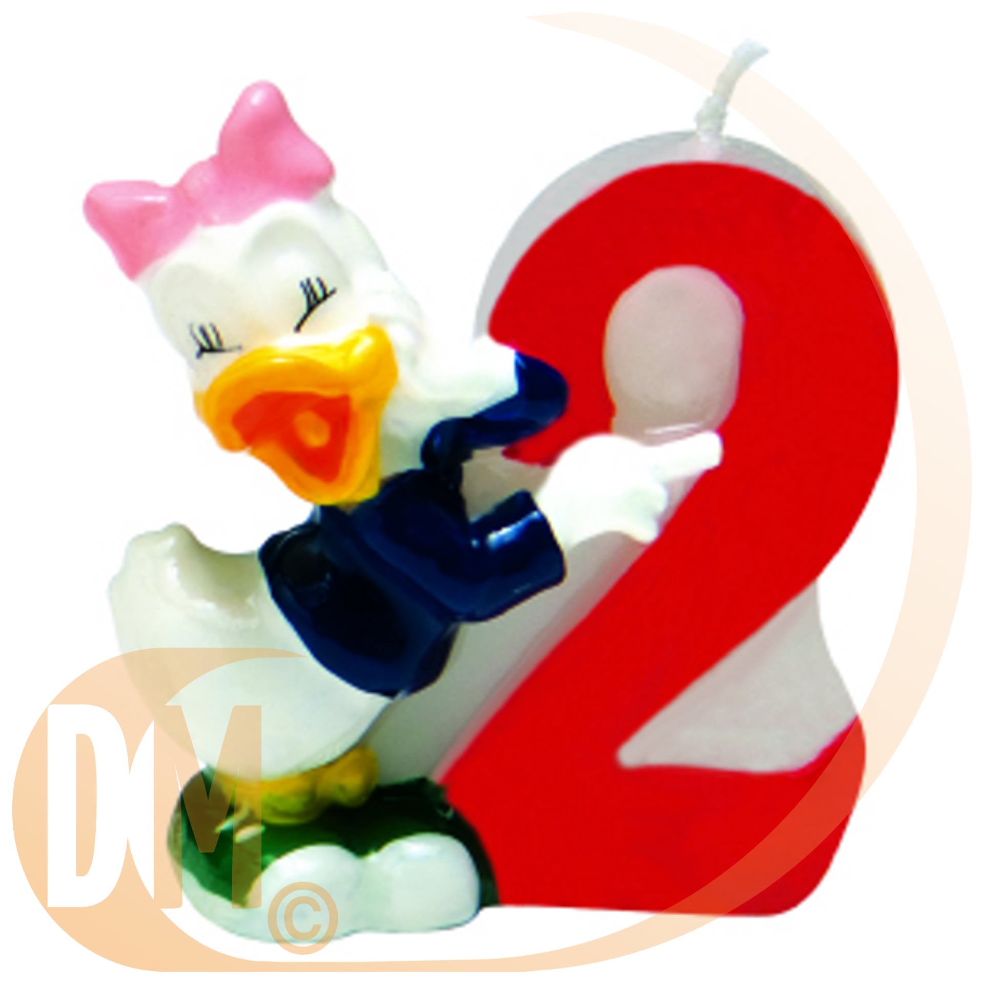 Bougie chiffre Mickey 