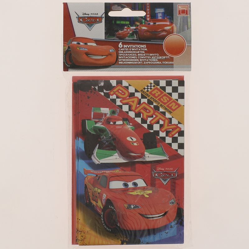 Carte invitation Cars