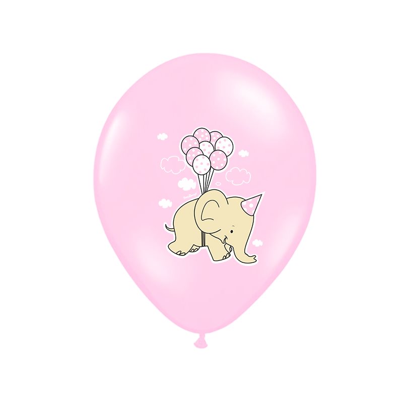 ballon bapt�me rose 