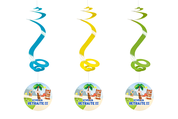 Suspension Vive la retraite