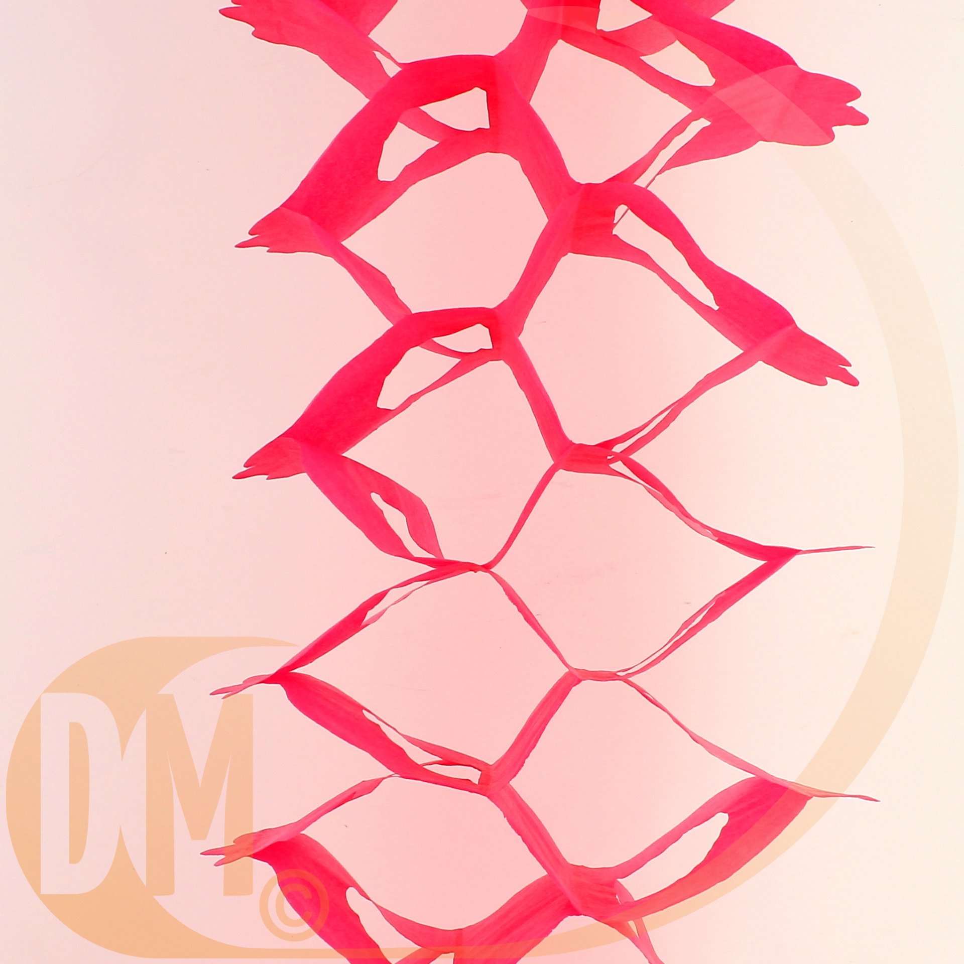 Guirlande tube en papier