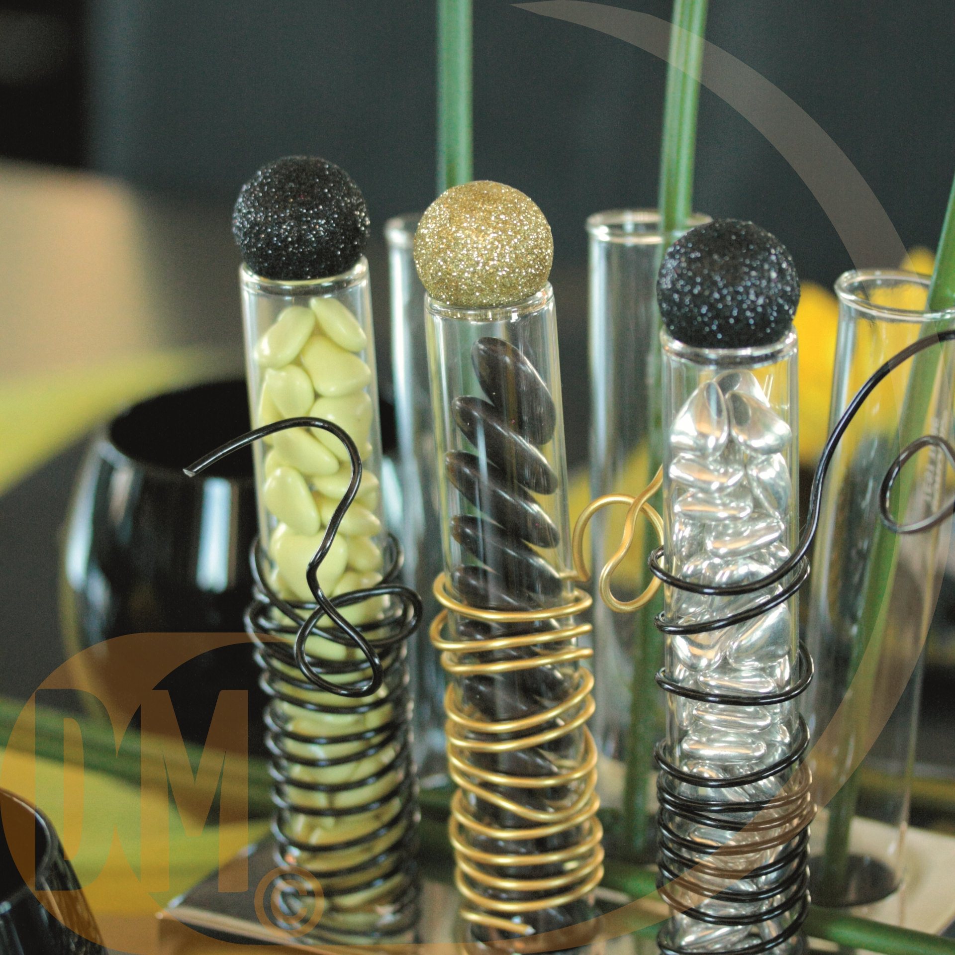 Eprouvette verre 5,10 et 15 cm