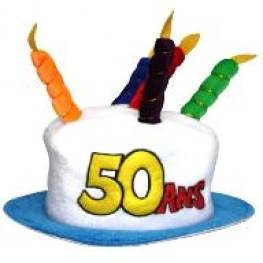 Chapeau anniversaire ans