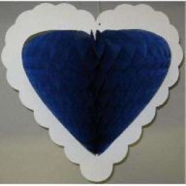 Coeur en papier alv�ol�