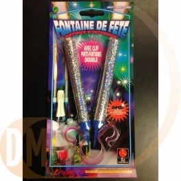 2 fontaines avec clip pour bouteille de Champagne