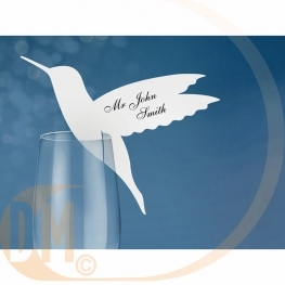 Marque place pour verre Hirondelle par 10