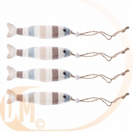 Poissons avec rayures par 4 