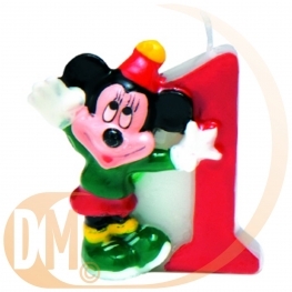 Bougie chiffre Mickey 