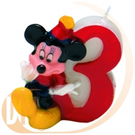 Bougie chiffre Mickey 