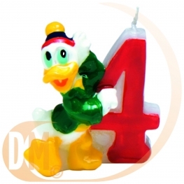 Bougie chiffre Mickey 