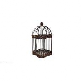 Cage m�tal vieillie vintage 