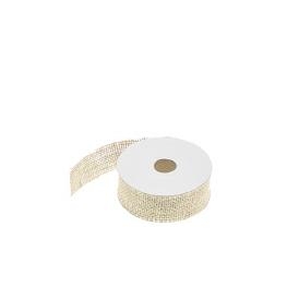 Ruban Jute Naturelle 9.5 et 2.8 cm de largeur.