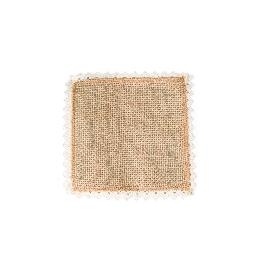 Napperon en jute et dentelle